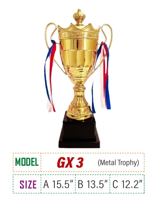 Metal Trophy GX 3