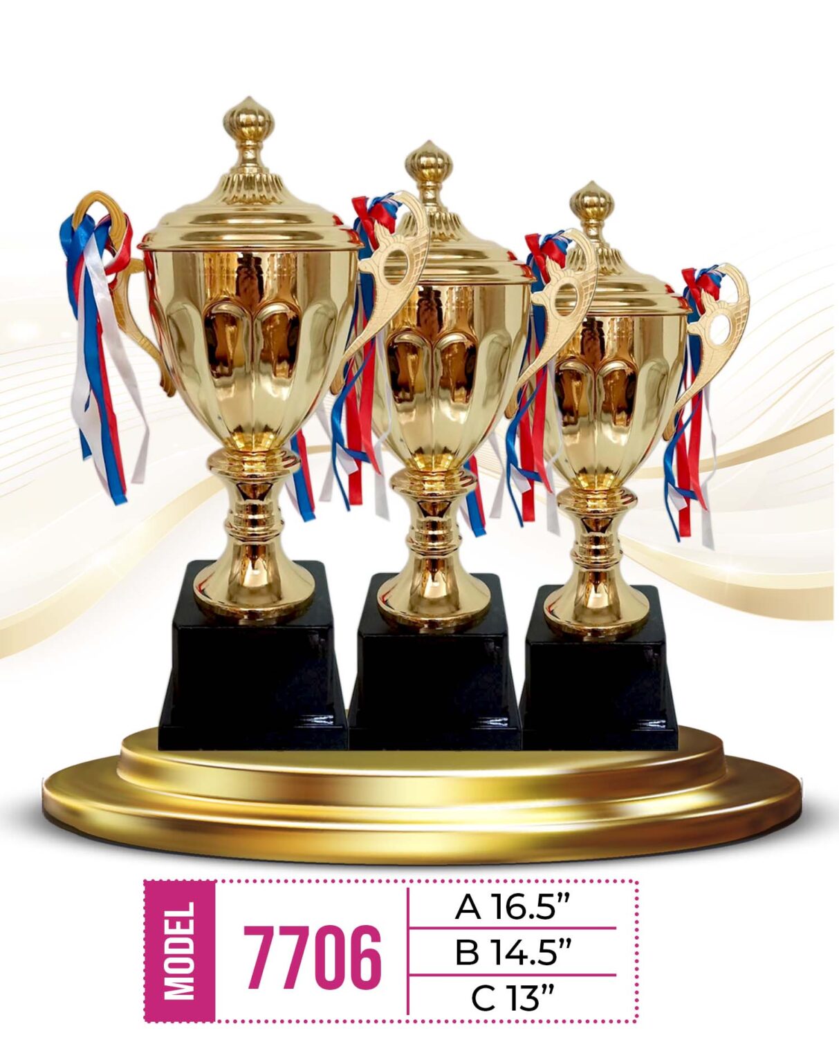 Metal Trophy 7706