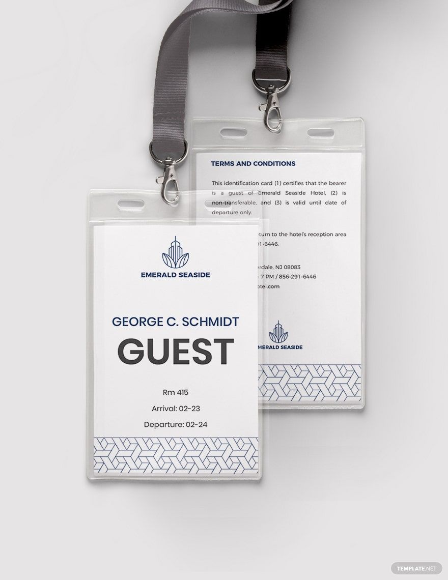 Visitor & Event ID Cards