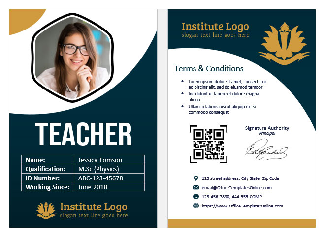 Teacher ID Cards