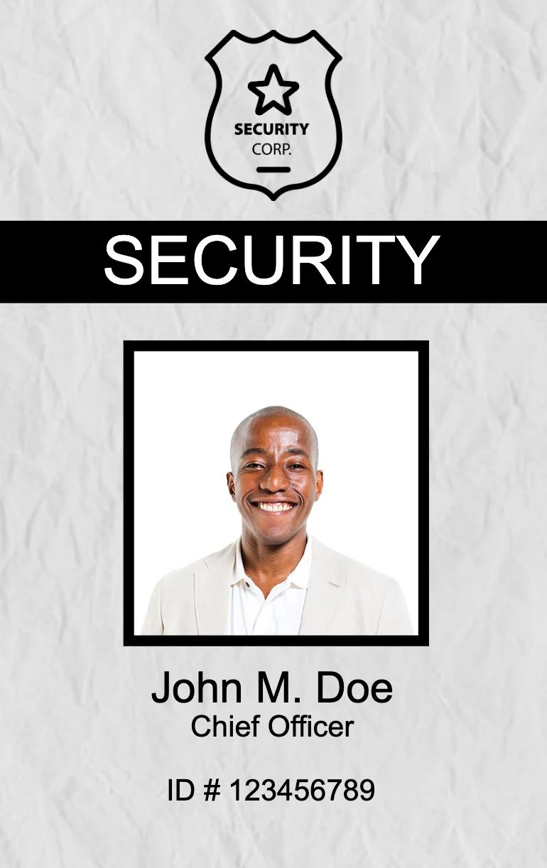 Security ID Cards